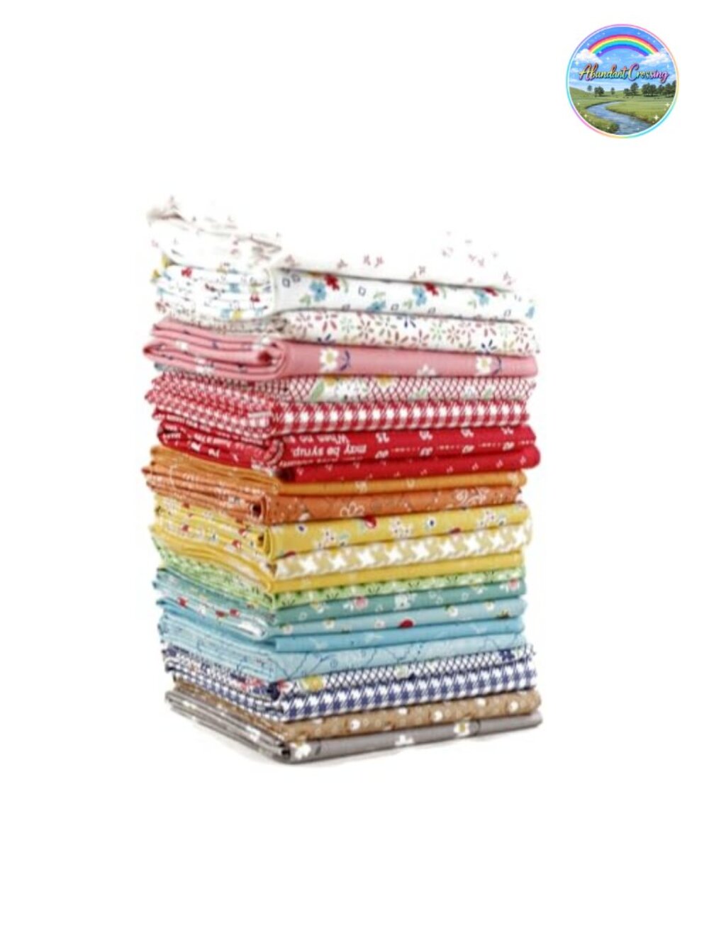 22 Piece Cotton Fat Quarter Bundle 18x21in Quilting Fabric Sewing DIY